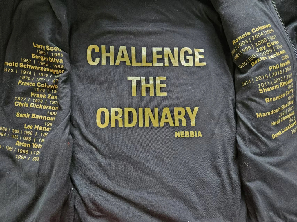 2025 Latest 60th Anniversary Olympia Embroidered Hoodie Sweater Fitness Bodybuilding Athlete