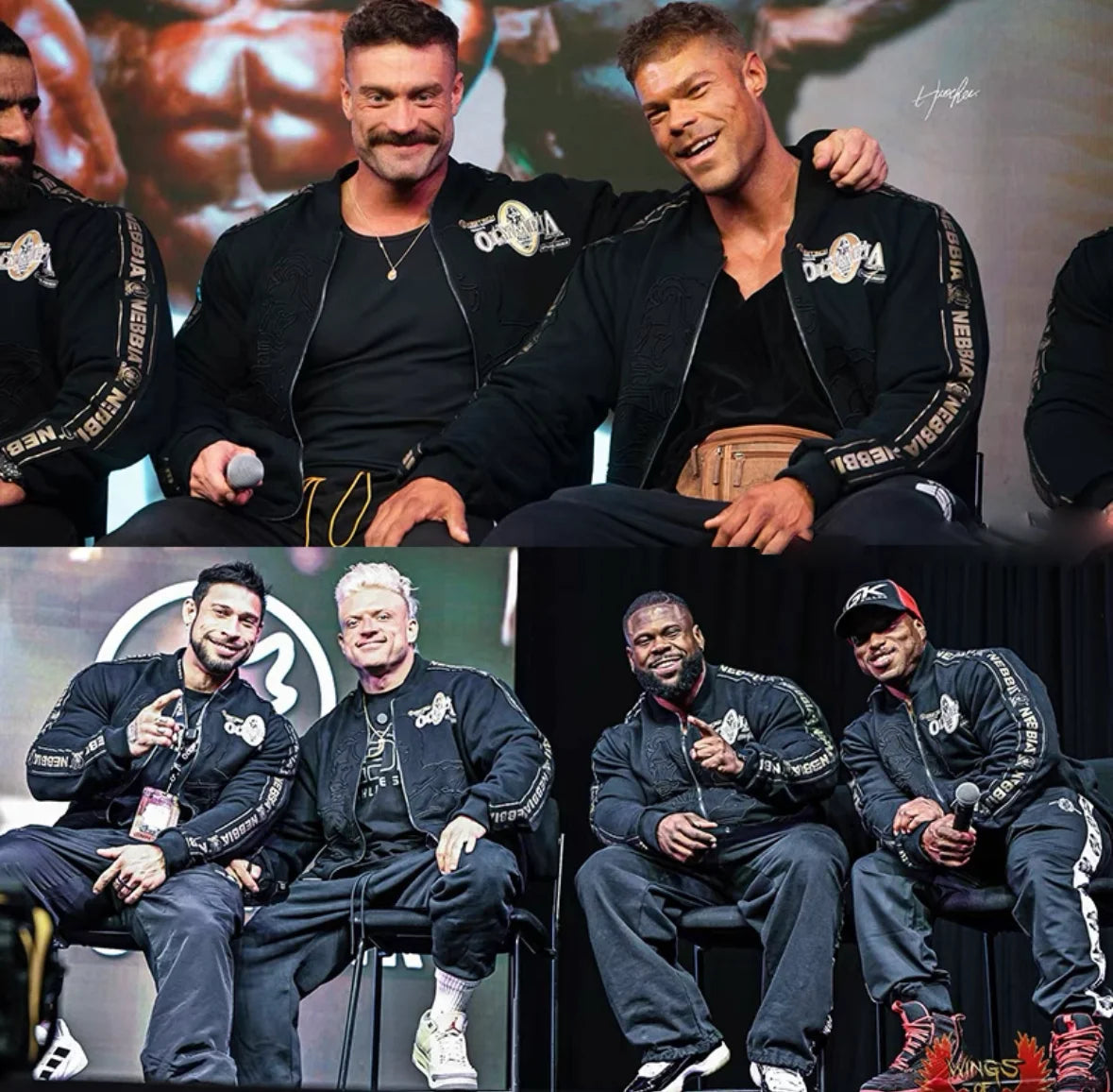 2025 Latest 60th Anniversary Olympia Embroidered Hoodie Sweater Fitness Bodybuilding Athlete