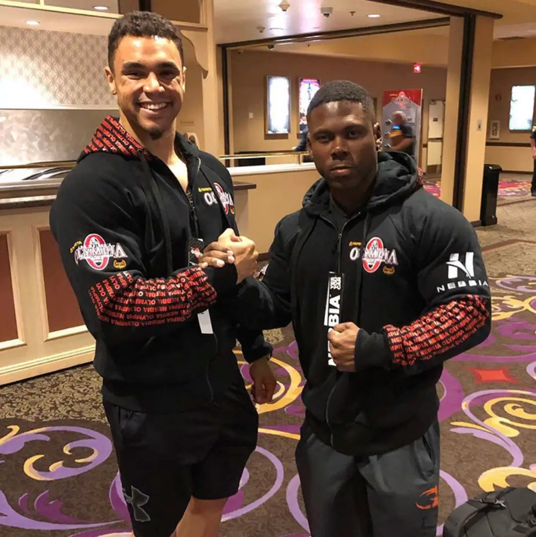2025 Latest 60th Anniversary Olympia Embroidered Hoodie Sweater Fitness Bodybuilding Athlete
